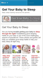 Mobile Screenshot of get-your-baby-to-sleep.com